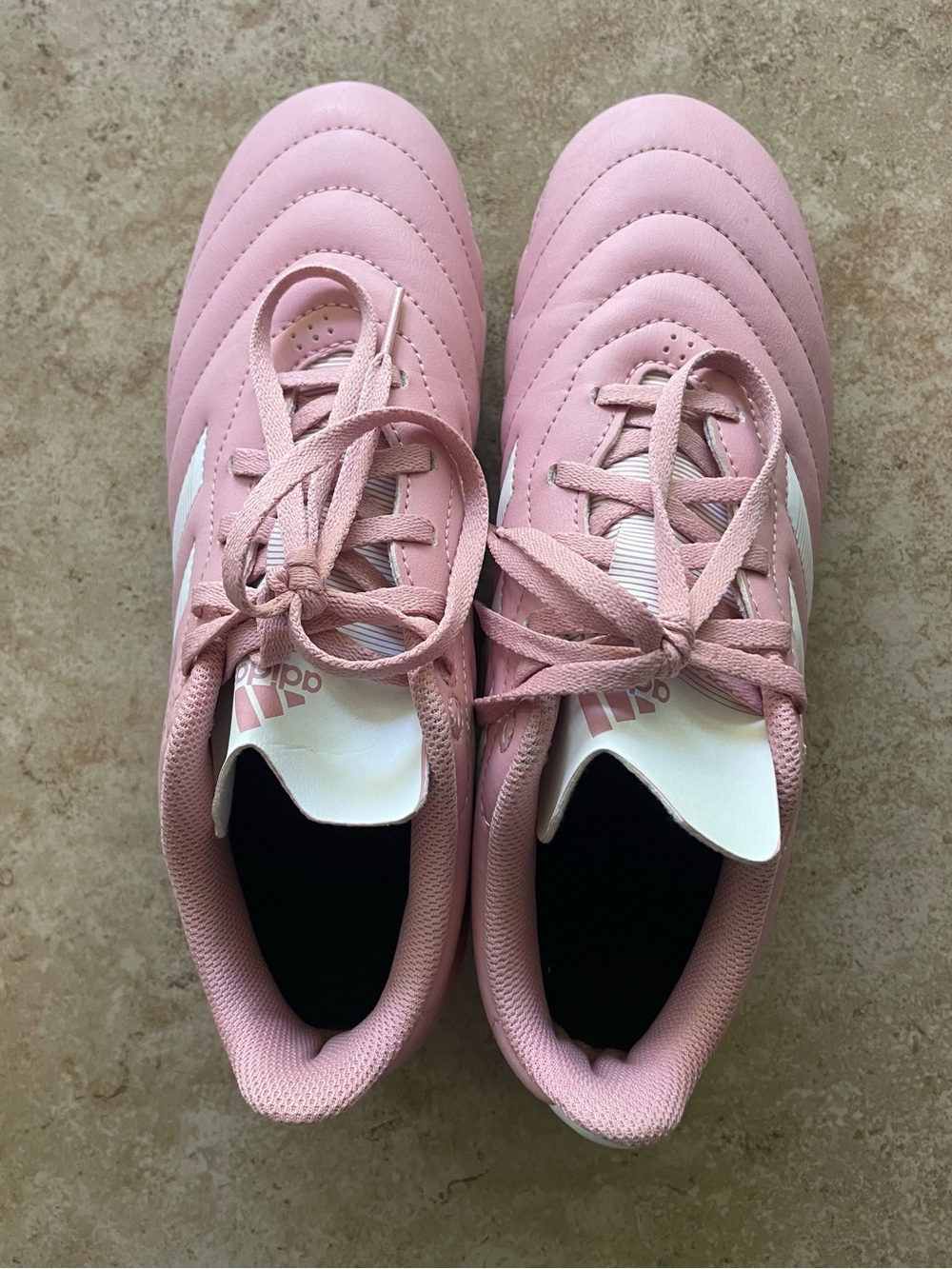 adidas Pink Athletic Lace-Up cleats